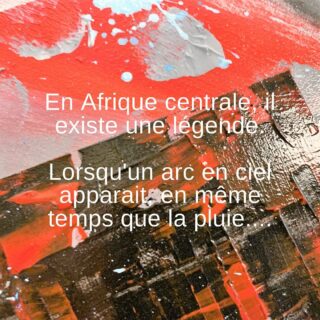 MONAMA (arc en ciel)#legende#Afrique#artabstrait #abstractart #peintureacrylique #acrylicart